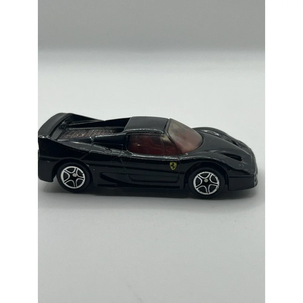 Vintage Matchbox Ferrari F-50 Black Red Int. Hot Super Cars 40 5sp Wheels 1995